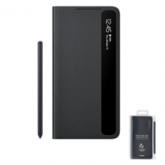Étui Rabat Clear View Avec Stylet Samsung Galaxy S21 Ultra 5G (Origine