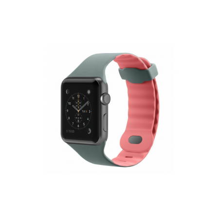 Bracelet Apple Watch 42/44/45/46/49mm Belkin Sport Band - Rose/Gris -