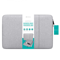 Housse MacBook/PC 13,3-14,2 gris | Smarty