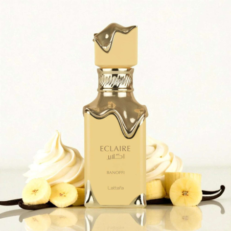 Eau de Parfum Lattafa Eclaire Banoffi - unisex - 100ml · Smarty Paris Beauté