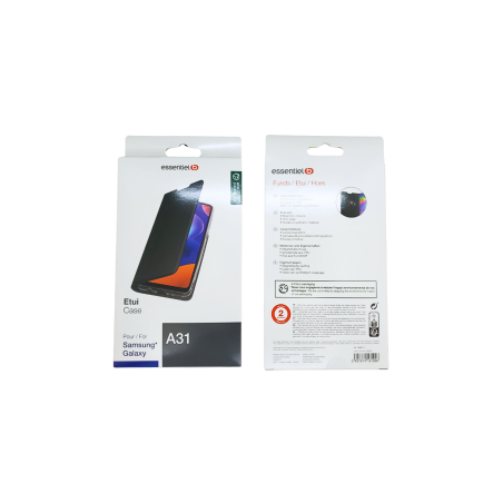 Etui ESSENTIELB pour Samsung Galaxy A31 Noir - Protections Ref F4027 |