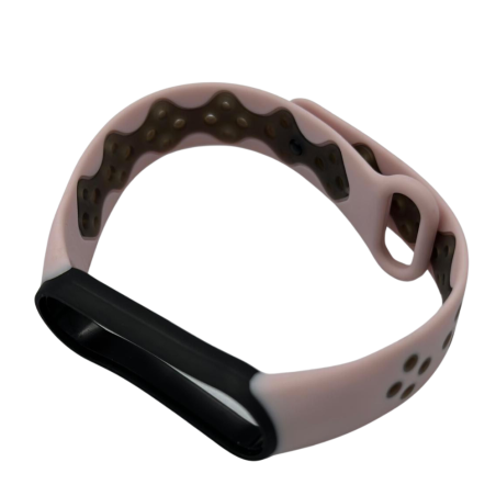 Bracelet pour Montre Mi Smart Band 5/6/7 - Rose/Noir — ECO · Smarty Paris 18e