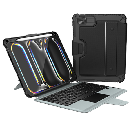 Housse/Clavier pour iPad - Nillkin Bumper Combo Keyboard Case (Backlit Version) - Spanish versi… — Accessoire · Smarty Paris 18e