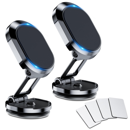 Support de téléphone magnétique multifonction rotatif à 360° Noir — Samsung · Smarty Paris 18e