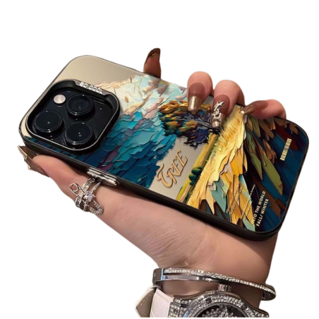 Coque de Protection en PC pour iPhone - Rizière à L’huile — ECO · Smarty Paris 18e