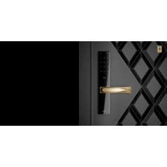 Serrure connectée WiFi S2 DC 7.5V Compatible Portes 40-120 mm - ORVIBO Smart Door Lock S2 337 × 67 × 71.3 mm · Smarty Paris