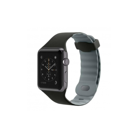 Bracelet Apple Watch 38/40/41mm Belkin Sport Band - Noir/Gris - Audio