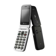 Téléphone Portable Pliable 2G Easco 2434 - Noir/Blanc — Reconditionné Garanti 12 mois · Smarty Paris