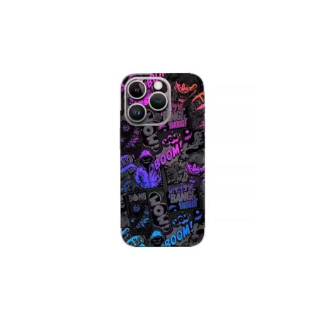Coque de Protection Magnétique Double Couche - Graffitis en couleur -