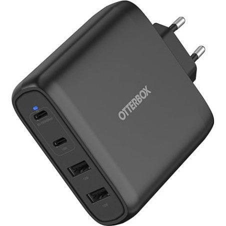 Adaptateur Secteur OtterBox Standard USB-C PD GaN Chargeur Mural 4 Ports 100W - Noir — OtterBox · Smarty Paris 18e