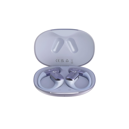 Écouteurs sans fil Bluetooth Ultra Open Devia OWS EM043 - Violet (Vrac