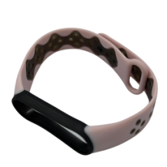 Bracelet pour Montre Mi Smart Band 5/6/7 - Rose/Noir - Protections Ref