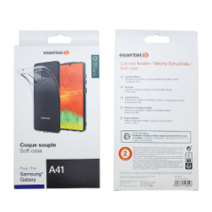 Coque Transparent ESSENTIELB pour Samsung Galaxy A41 - Protections Ref