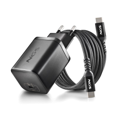 Chargeur GAN 65W avec Cable 1,5M USB-C et 8 Embouts Ordinateur Portable ASUS NGS BUD 65W-AS - Noir — NGS · Smarty Paris 18e