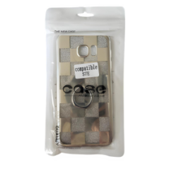 Coque de Protection en silicone avec Support Anneau - Série Carrée Sci