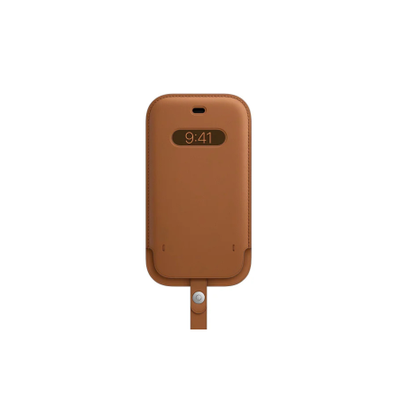 Coque en Cuir Apple Sleeve avec MagSafe iPhone 12 / 12 Pro Bronze (App