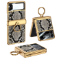 Coque Protection avec Anneau - Samsung Galazy Z Flip 3 - Effet Crocodile Coque Protection avec Anneau - Samsung Galazy Z Flip 3 - Effet Crocodile