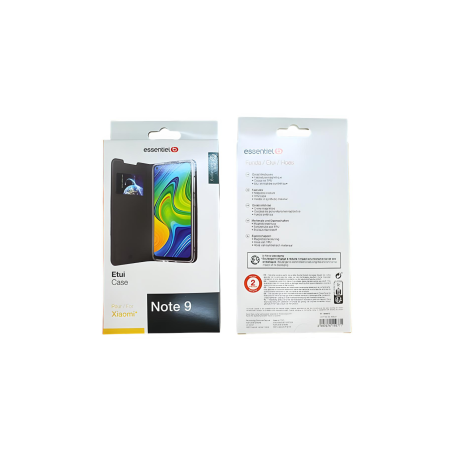 Etui ESSENTIELB pour Xiaomi Redmi Note 9 Noir - Protections Ref F4032