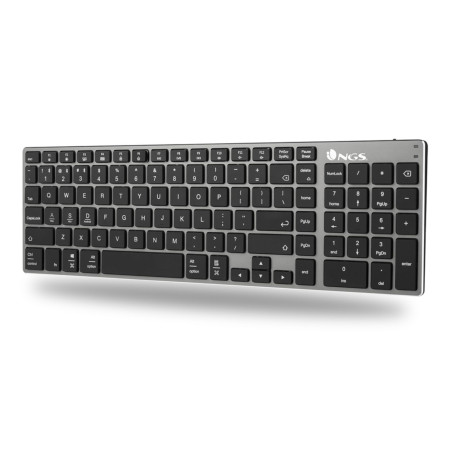 Clavier Bluetooth Rechargeable Français AZERTY - NGS - Noir et Gris — NGS · Smarty Paris 18e
