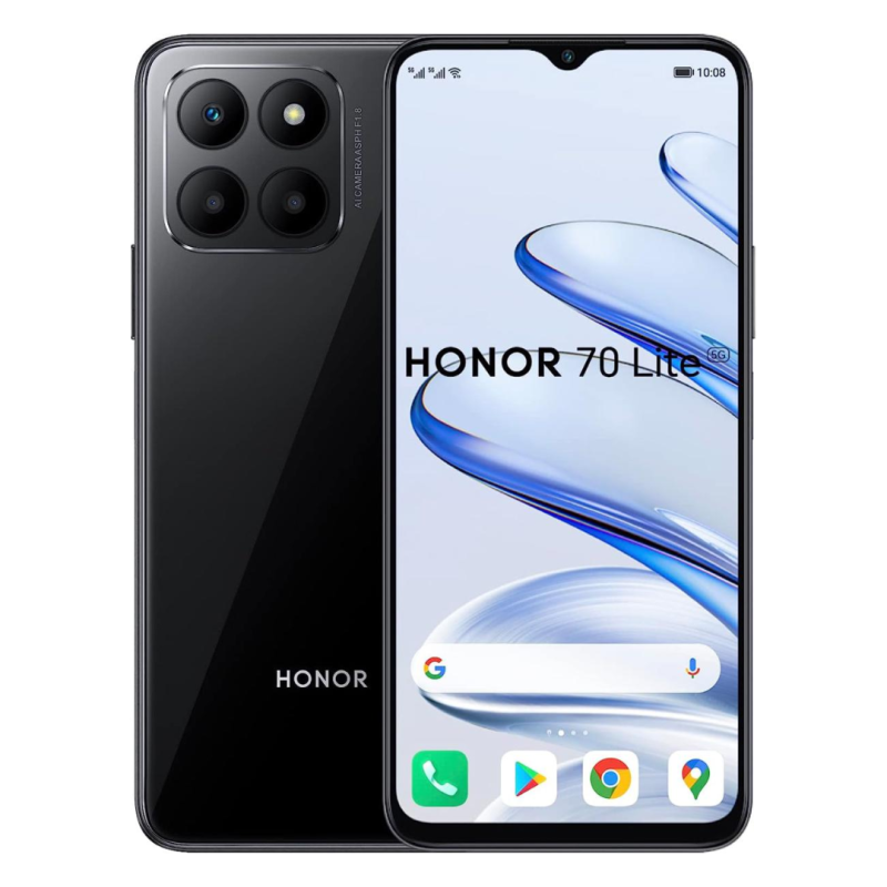 Honor 70 Lite 5G 128 Go Noir - Neuf