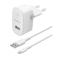 Kit Chargeur Lightning / USB BELKIN Boost Charge 12W(MFi) — Belkin · Smarty Paris 18e