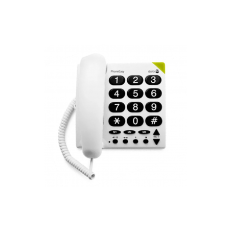 Téléphone Fixe DORO PHONEEASY 311C Blanc - Neuf - Informatiques Ref T1