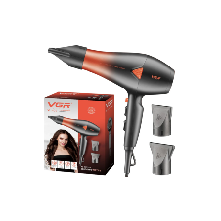 Sèche-Cheveux Pliable 2000-2400W Moteur AC Double Tension 2 Vitesses VGR V455 Rouge · Smarty Paris