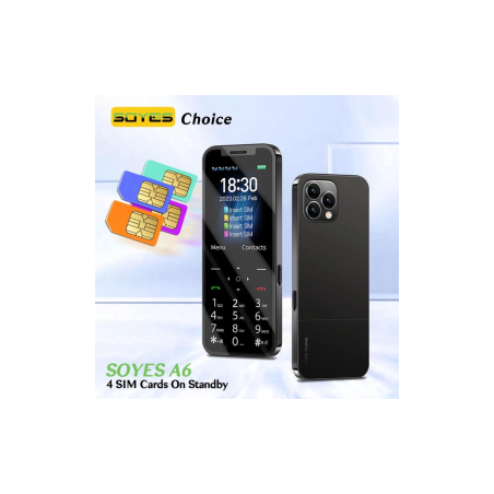 Feature Phone F15 Pro 1200mAh - 4 SIM - Noir - Smartphones Ref T1797 |