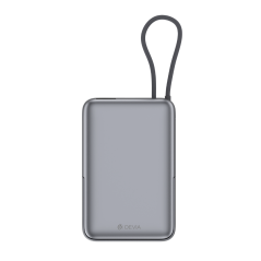 Power Bank Magnétique Sans Fil 10000 mAh 22.5W Devia Extreme Speed Series S28 - Gris Moderne — Devia · Smarty Paris 18e