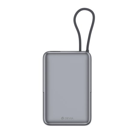 Power Bank Magnétique Sans Fil 10000 mAh 22.5W Devia Extreme Speed Series S28 - Gris Moderne — Devia · Smarty Paris 18e