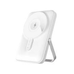 Power Bank Magnétique avec Support 10000 mAh Devia Extreme Speed Series - 22.5W - Blanc — Devia · Smarty Paris 18e