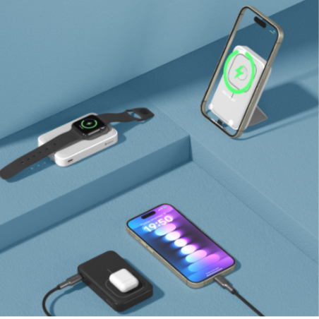 Power Bank Magnétique avec Support 10000 mAh Devia Extreme Speed Series JM-C11 - 20W - Blanc — Devia · Smarty Paris 18e