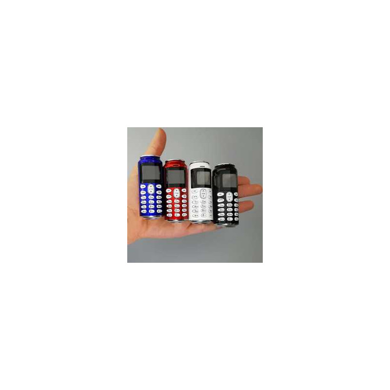 Mini Téléphone Portable BM666 Dual SIM 600mAh Rouge