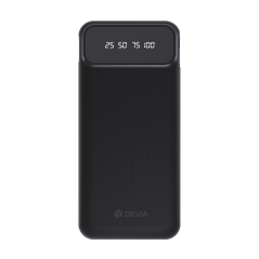 Power Bank avec 4 Câbles Intégrés 10000 mAh - Devia Kintone Series - Noir