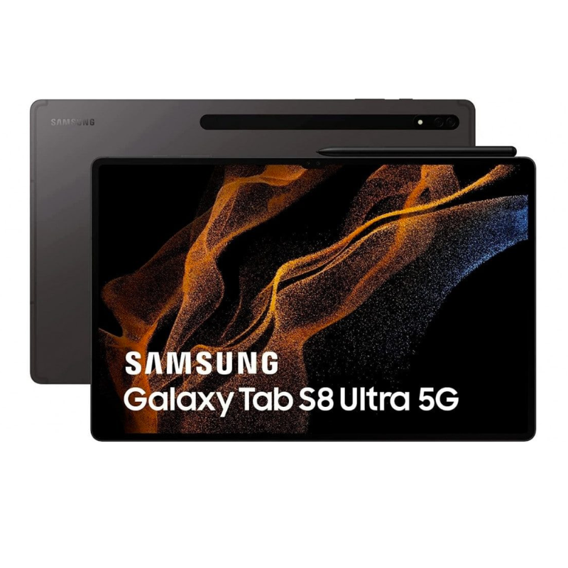 Samsung Galaxy Tab S8 Ultra 5G X906 12 Go / 256 Go Graphite - Non EU - Neuf — Reconditionné Garanti 12 mois · Smarty Paris