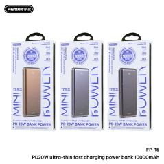 Power bank ultra-fine à charge rapide PD20W 10000mAh FP-15 REMAX - Violet — REMAX · Smarty Paris 18e