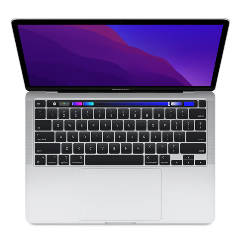 MacBook Pro 13" A2338 8 Go/256 Go SSD - Apple M1 - Argent - QWERTY - Grade AB (Sans Boîte - Sans Chargeur) · Smarty Paris