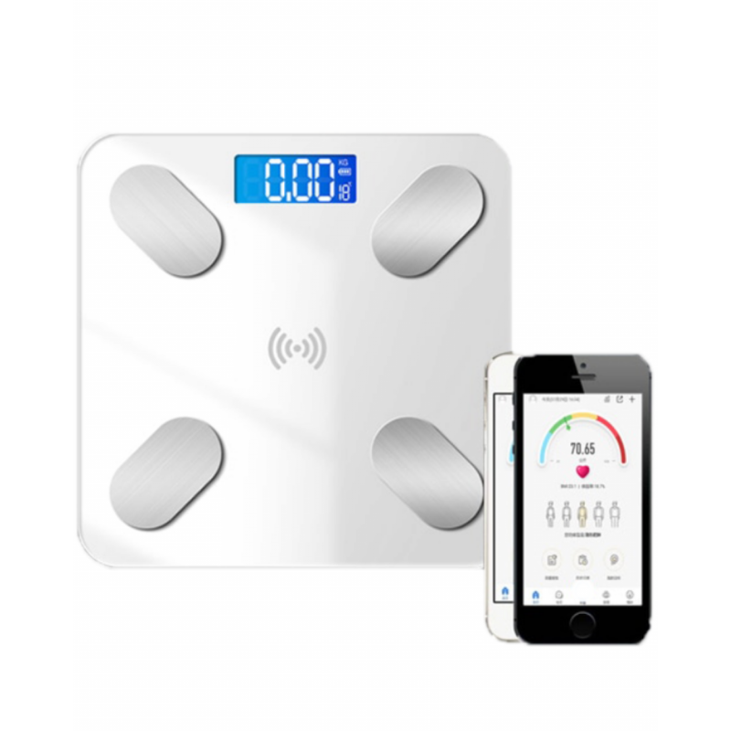 Smart Glass Scale ECO – Bluetooth, Built-in Rechargeable Battery