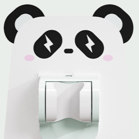 Support Pommeau de Douche Autoadhesif Dessins Animés - Blanc · Smarty Paris