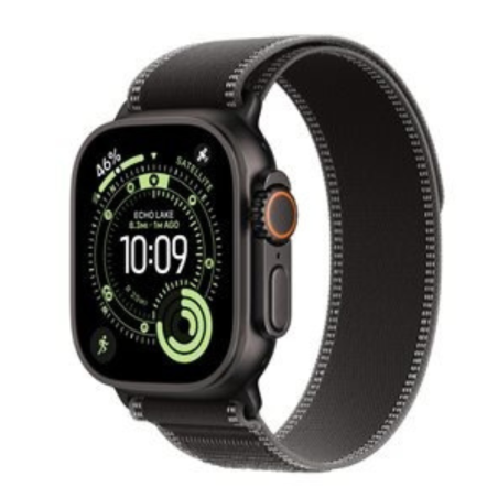 Montre Connectée Apple Watch Ultra 3 Cellulaire 5G 49mm Titane Noir avec Bracelet Trail Loop M/L Bla… — Apple · Smarty Paris 18e
