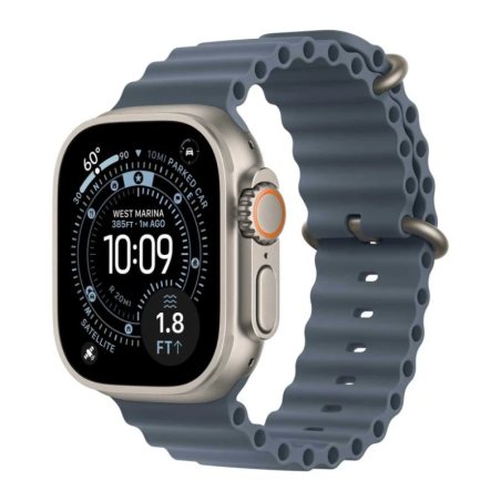 Montre Connectée Apple Watch Ultra 3 Cellulaire 5G 49mm Titane Noir avec Bracelet Océan - Neuf — Apple · Smarty Paris 18e