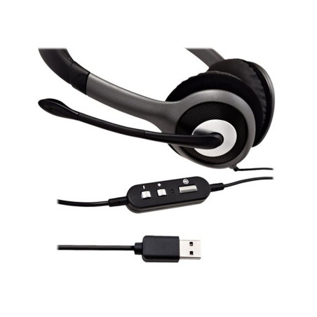 Casque Audio USB Deluxe stéréo V7 - Noir — V7 · Smarty Paris 18e