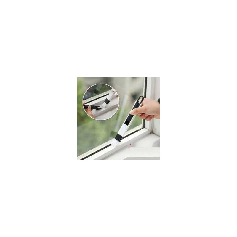 Ensemble de brosses polyvalentes pour nettoyer les rainures des portes et fenêtres