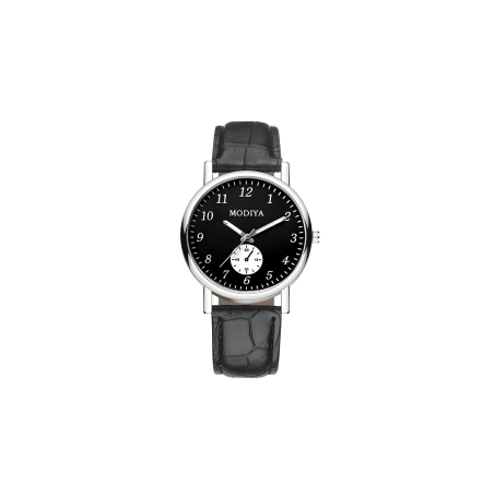 Montre à Quartz pour Hommes Modiya Bracelet en Cuir PU avec Petit Cadr