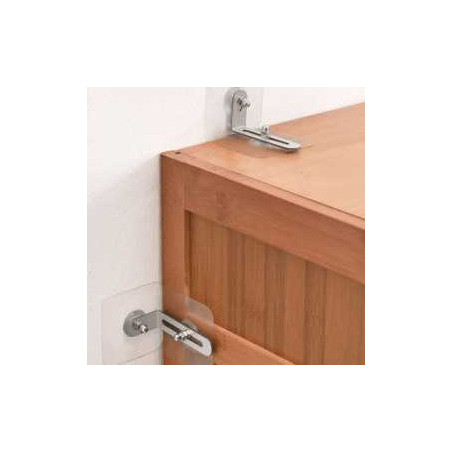 Accessoire de Sécurité pour Éviter les Basculements d'Armoires - Grand