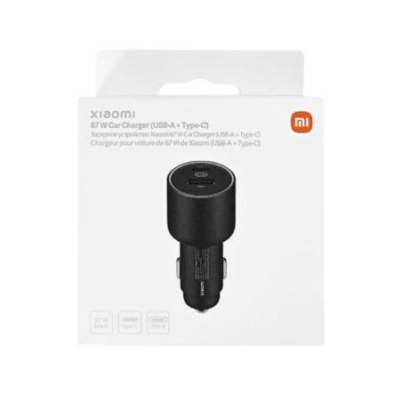 Chargeur allume-cigare USB-A + Type-C Xiaomi
