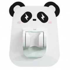 Support Pommeau de Douche Autoadhesif Dessins Animés - Blanc - Smartph