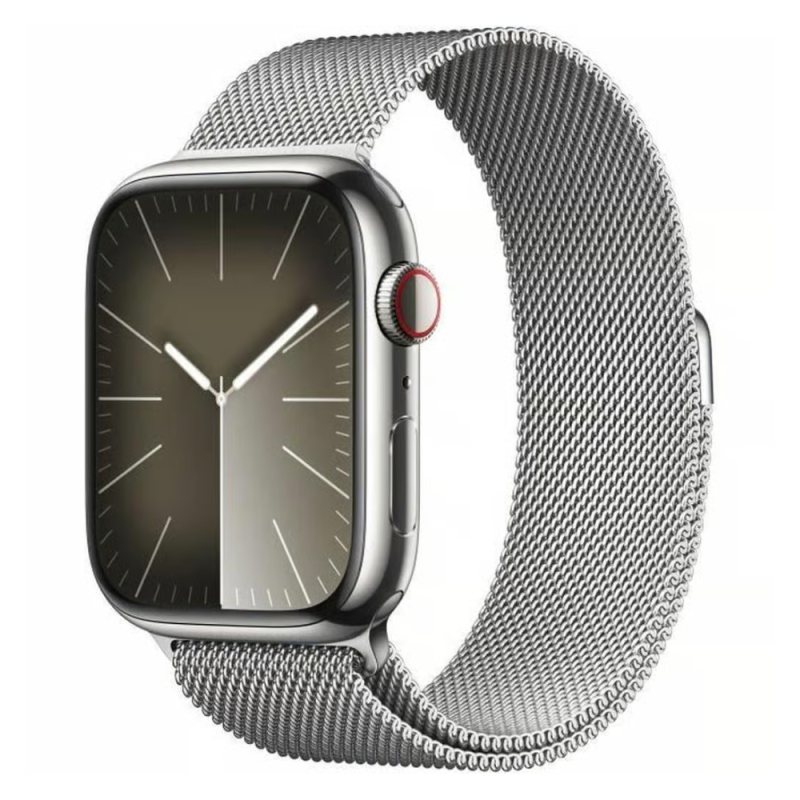 Apple Watch Series 9 Cellulaire 41mm Gris Acier inoxydable avec Bracelet milanais - Grade A avec Boîte … — R3 · Smarty Paris 18e