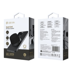Enceinte Sans Fil Devia Sound Lite 3 - Noir | Smarty Paris 1