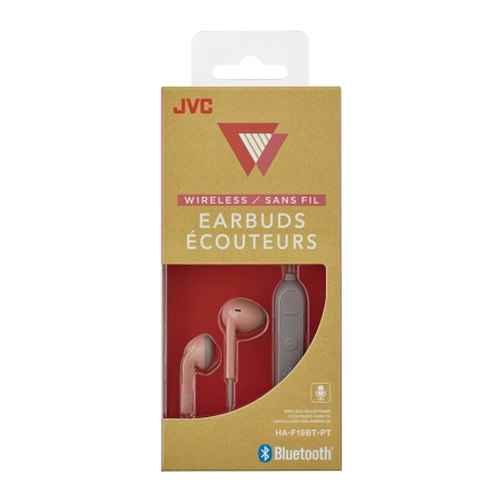 Ecouteurs Bluetooth JVC HA-F19BT-PT Rose/Taup